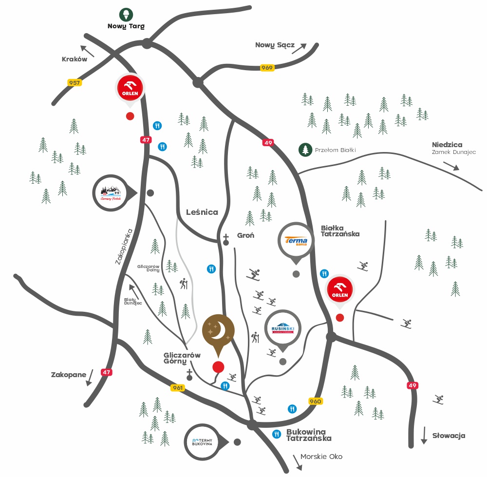mapa dojazdu